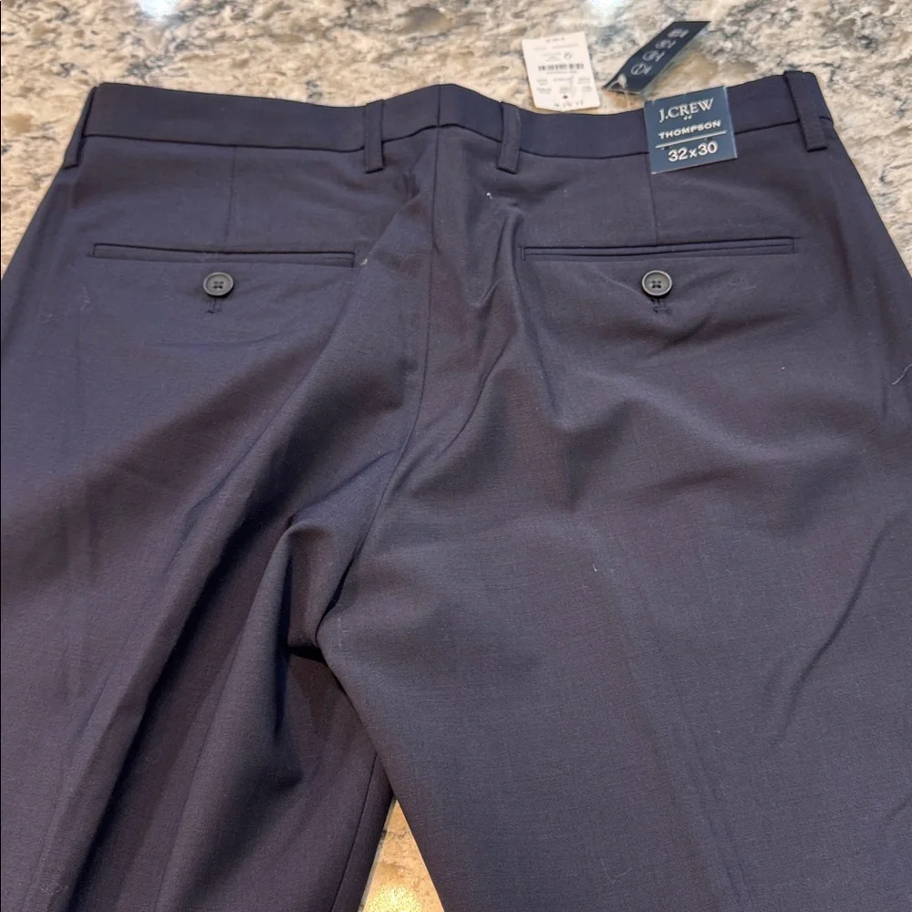 J.Crew Thompson Four Season Tapered Dress Pants Navy 32x30 NWT